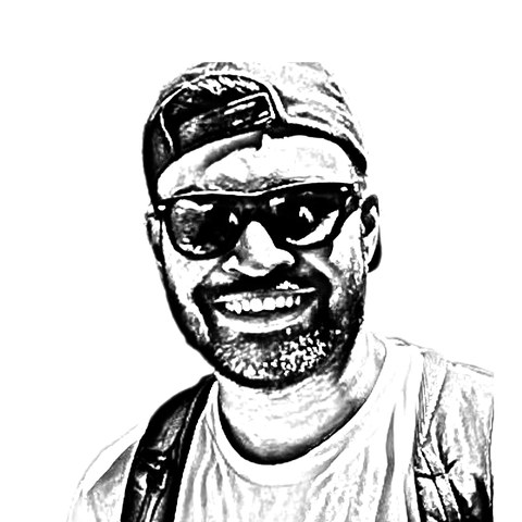 Pencil-sketch portrait of Amal Mehta